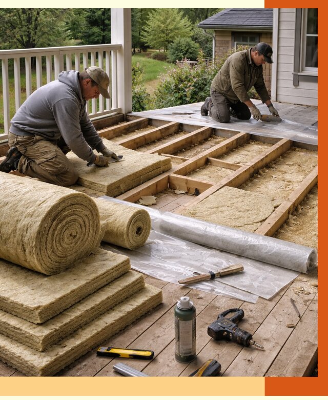 Утепление террасы в Моршанске от 4362 руб./м2 — утеплить террасу под ключ | ТепломастерМрш
